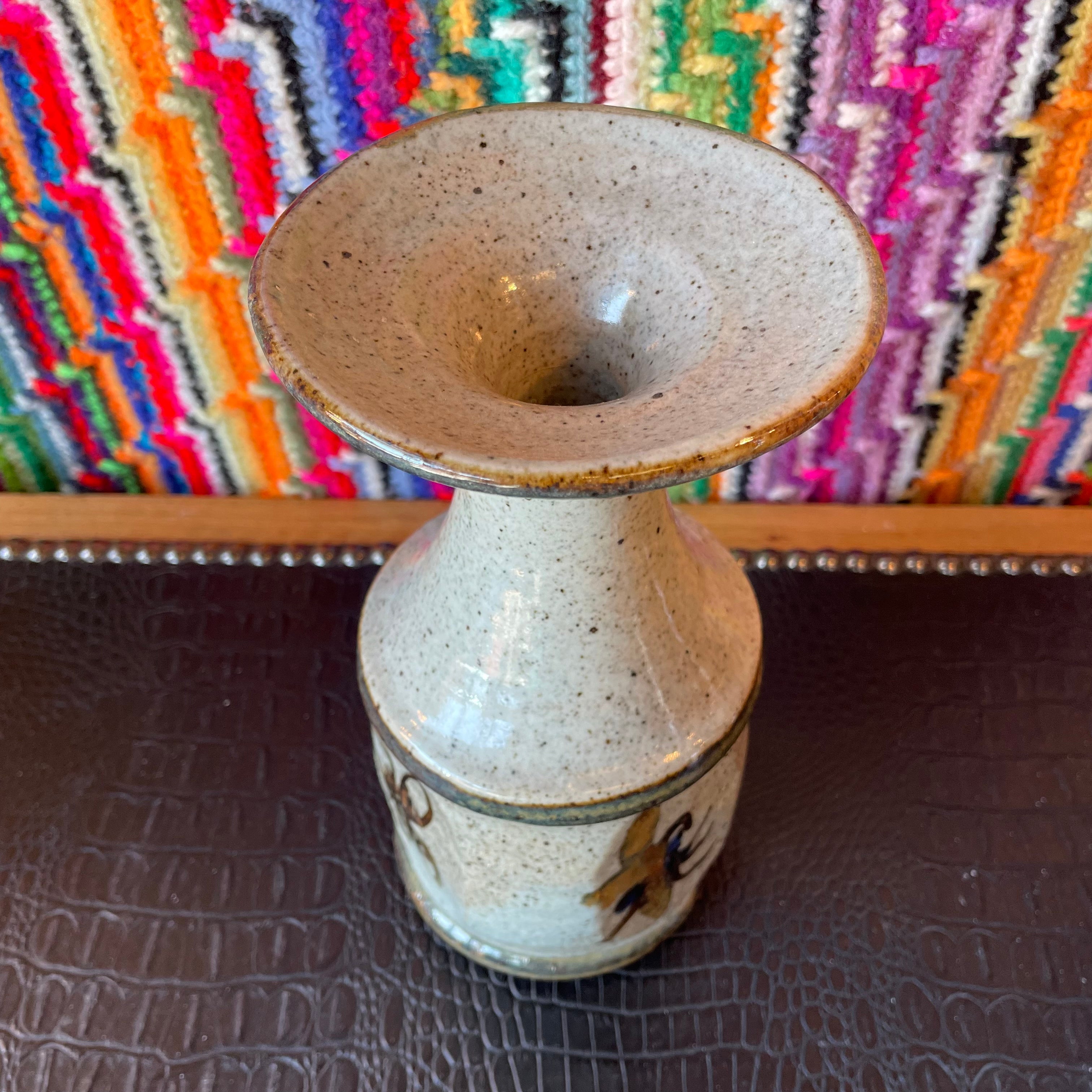 1970's Vintage Japanese Stoneware Vase