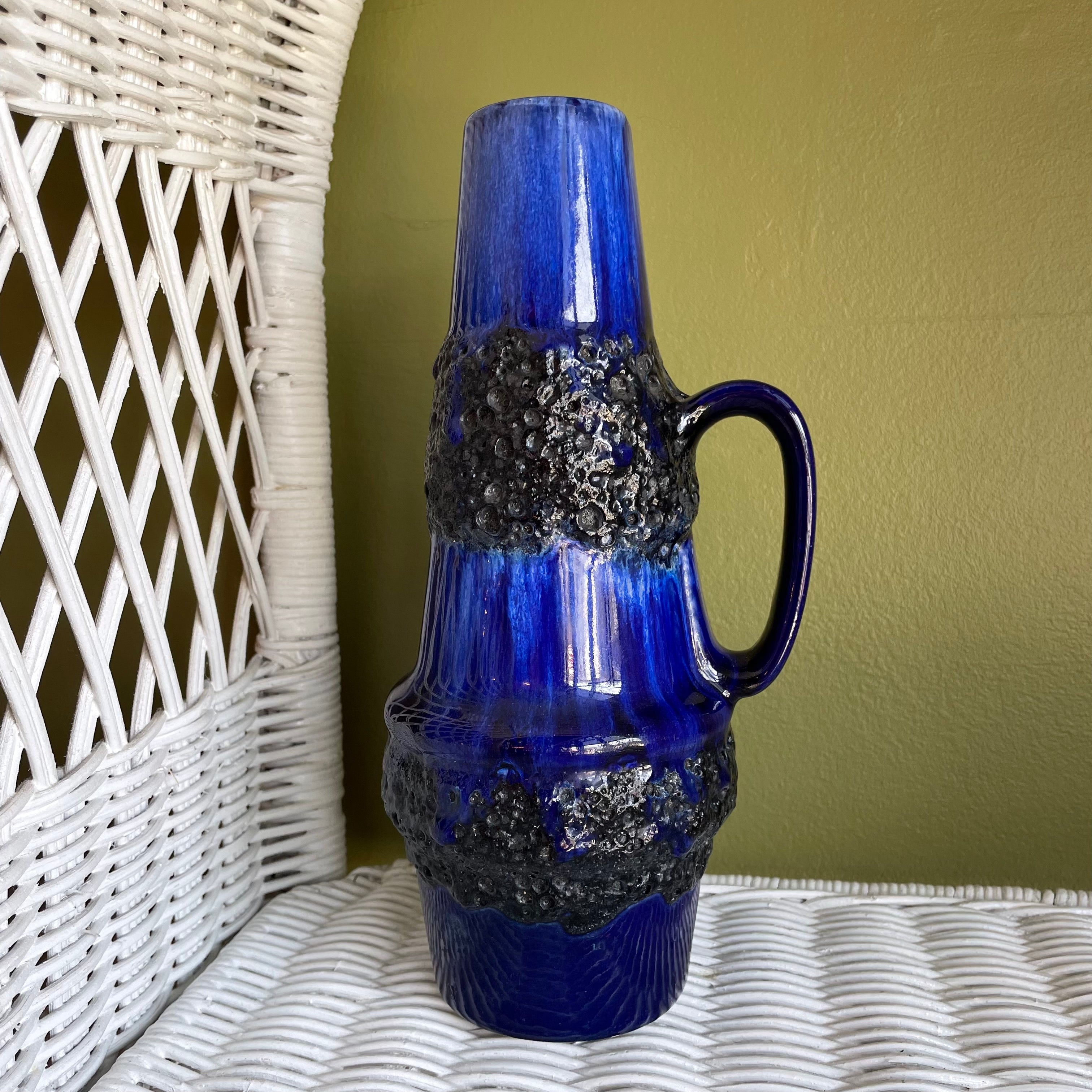 1960's Vintage "Fat Lava" Vase