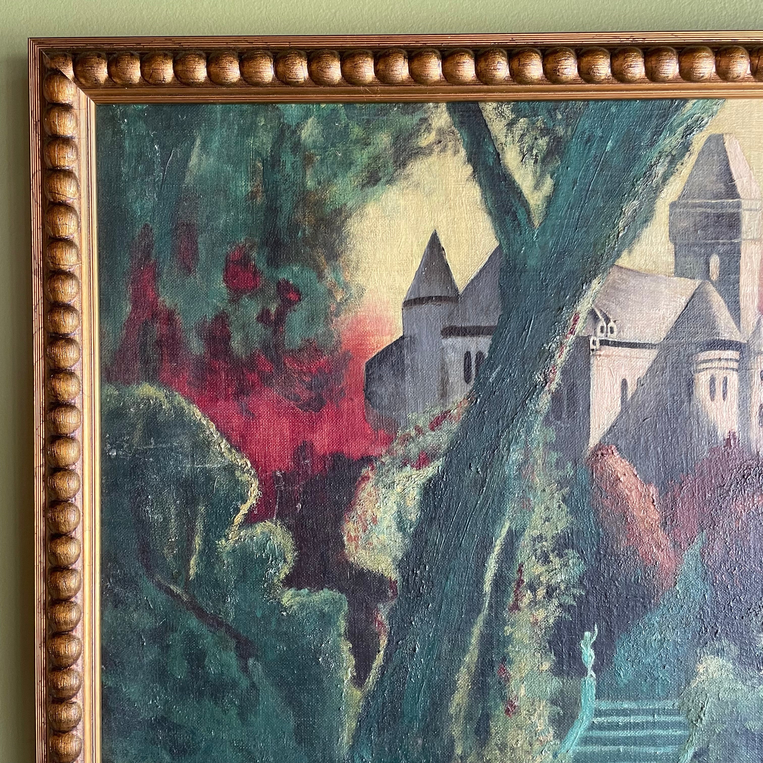 Antique Tahitian Oil Painting - 32" x 20"