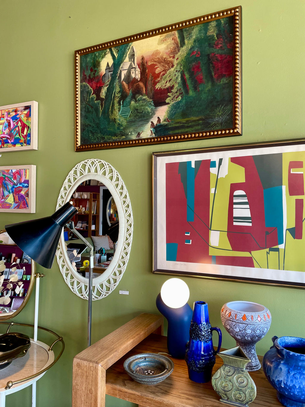 Antique Tahitian Oil Painting - 32" x 20"