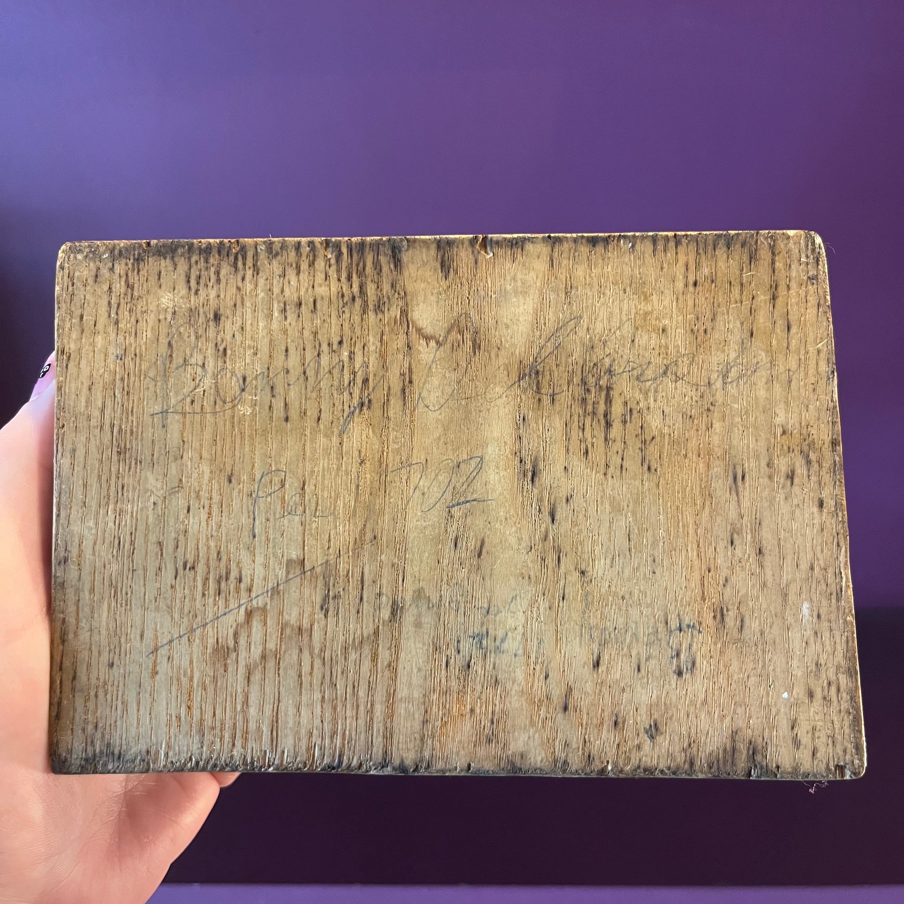 1970's Wooden Giraffe Sculpture