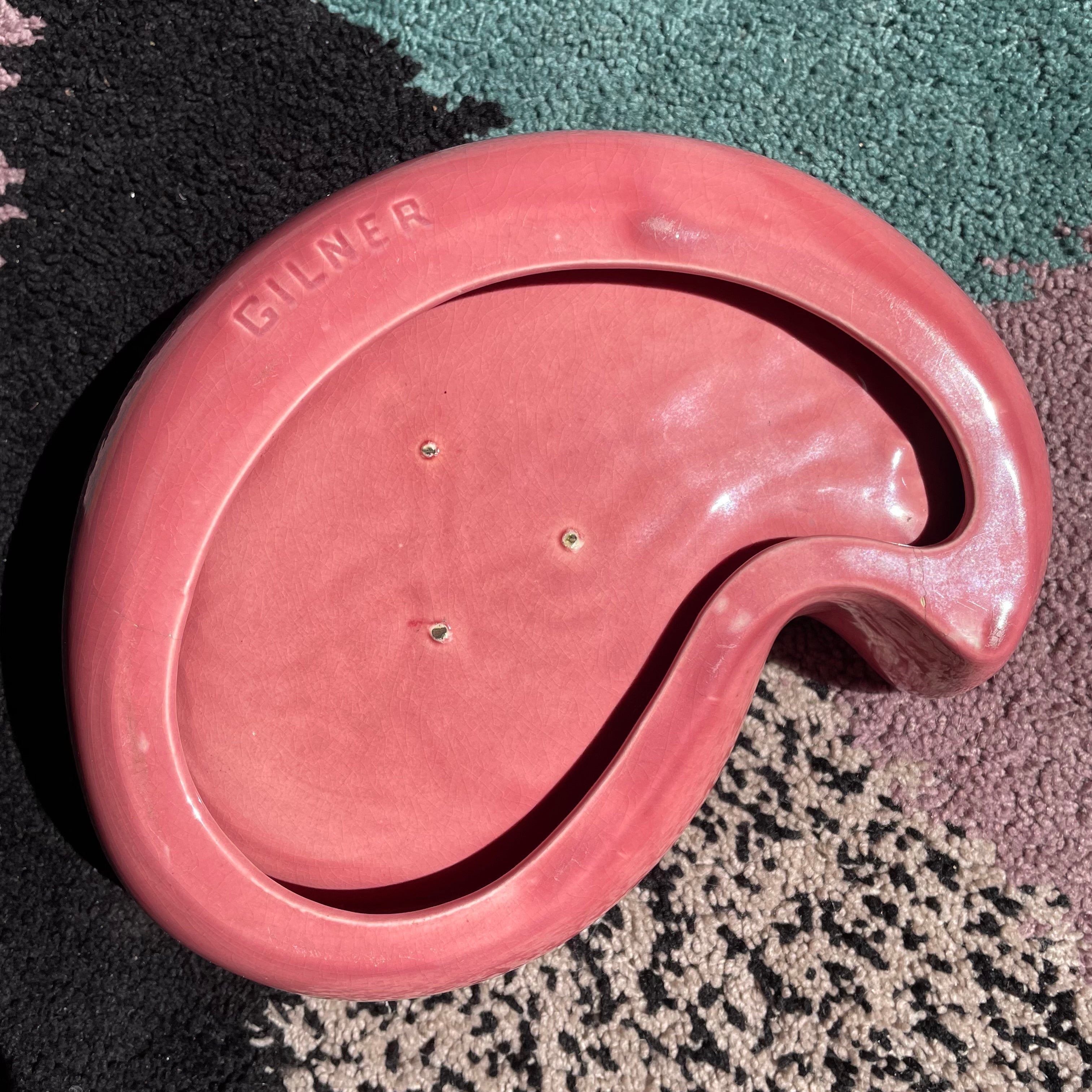 1950's Vintage Gilner Pottery Oversized Dish