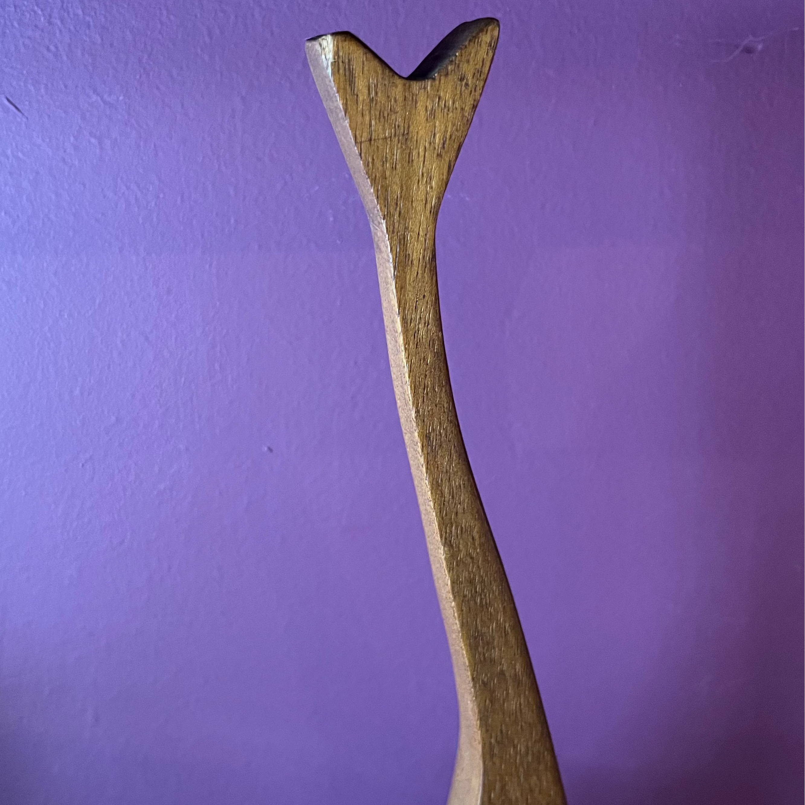 1970's Wooden Giraffe Sculpture