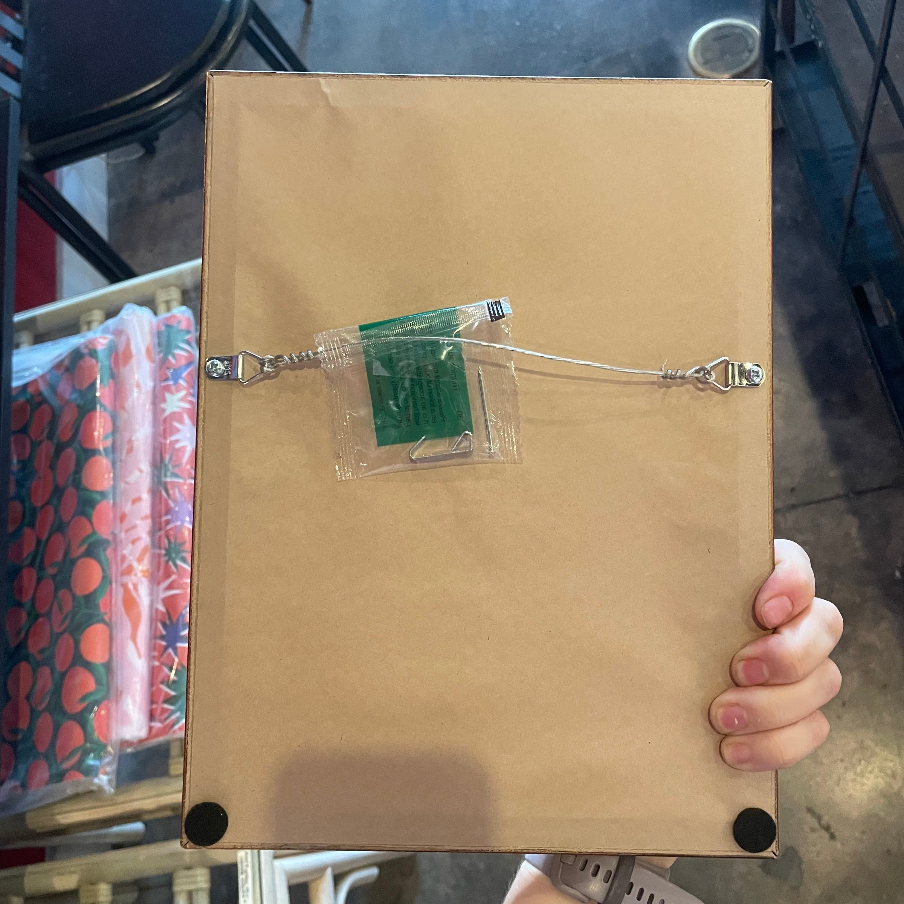 Vintage Floral Pen Drawing by L.M. Busse - 8.75" x 12"