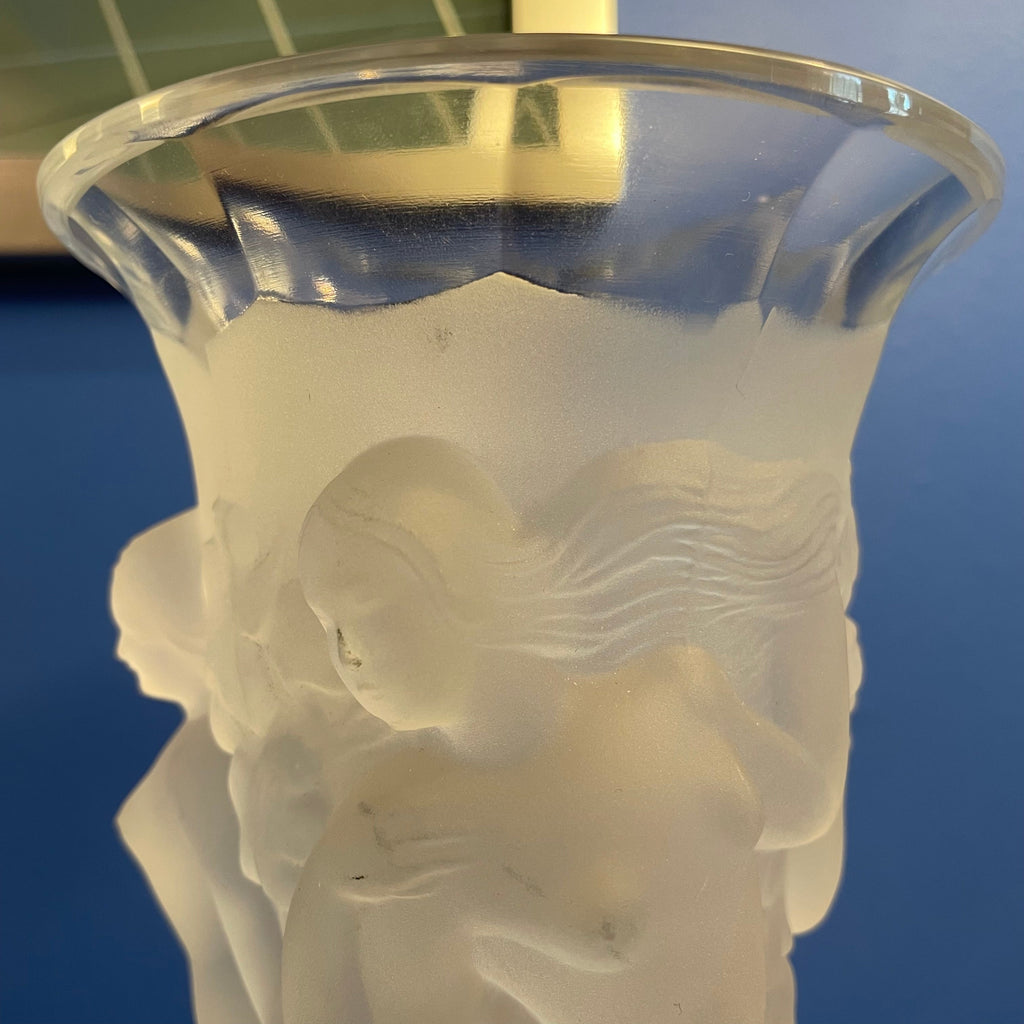 1930's Vintage Bohemian Crystal Vase by Desna