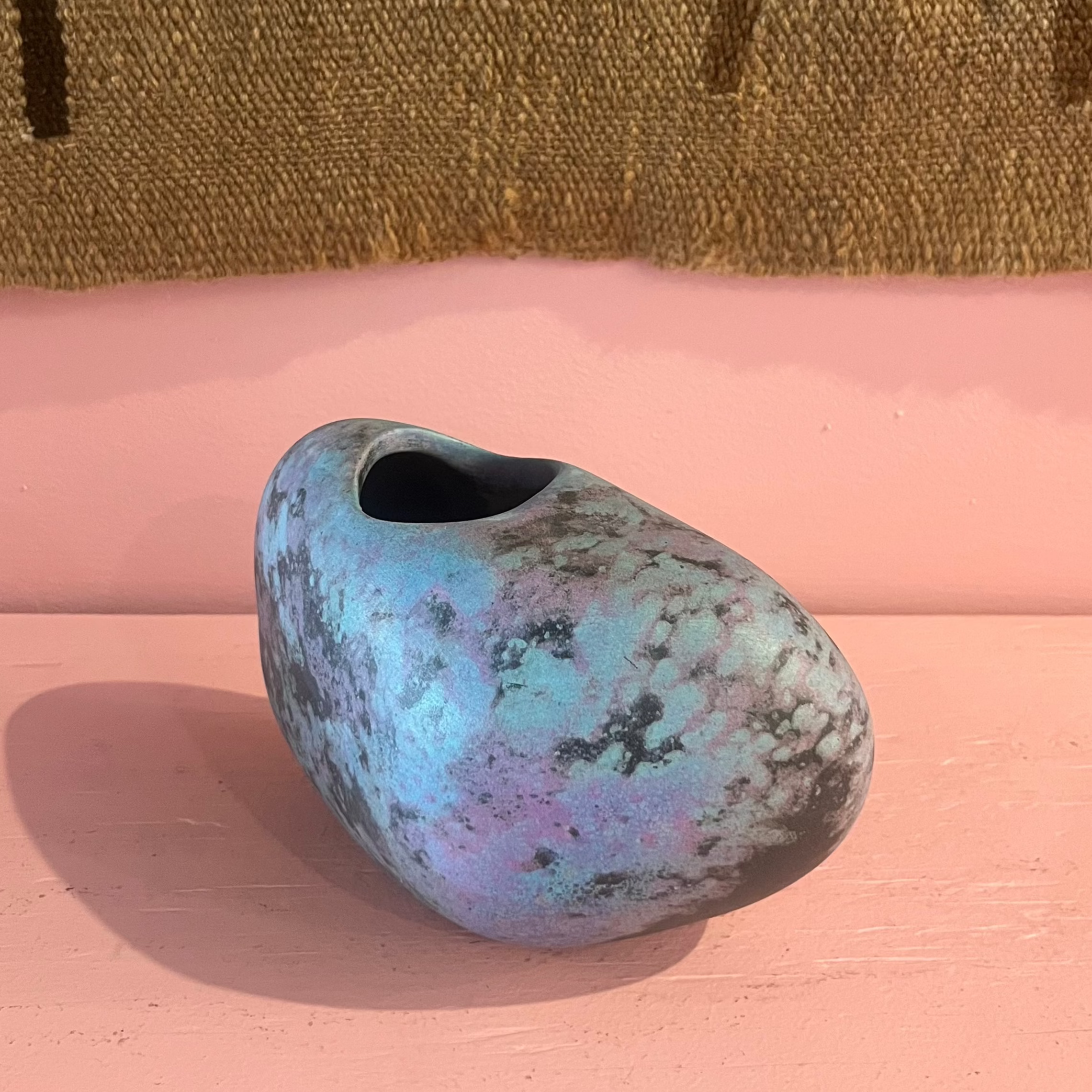 Vintage Raku Ceramic Vases