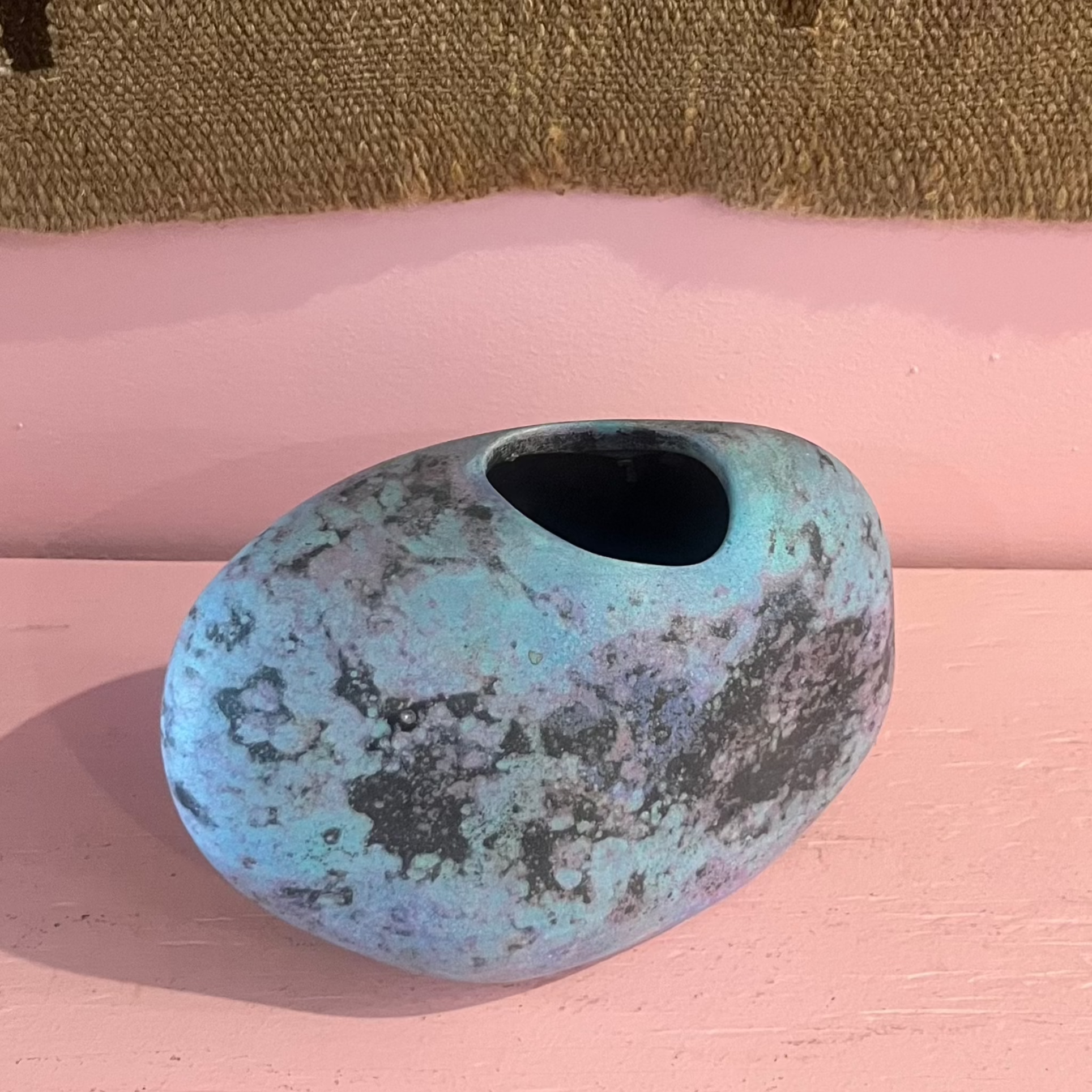 Vintage Raku Ceramic Vases