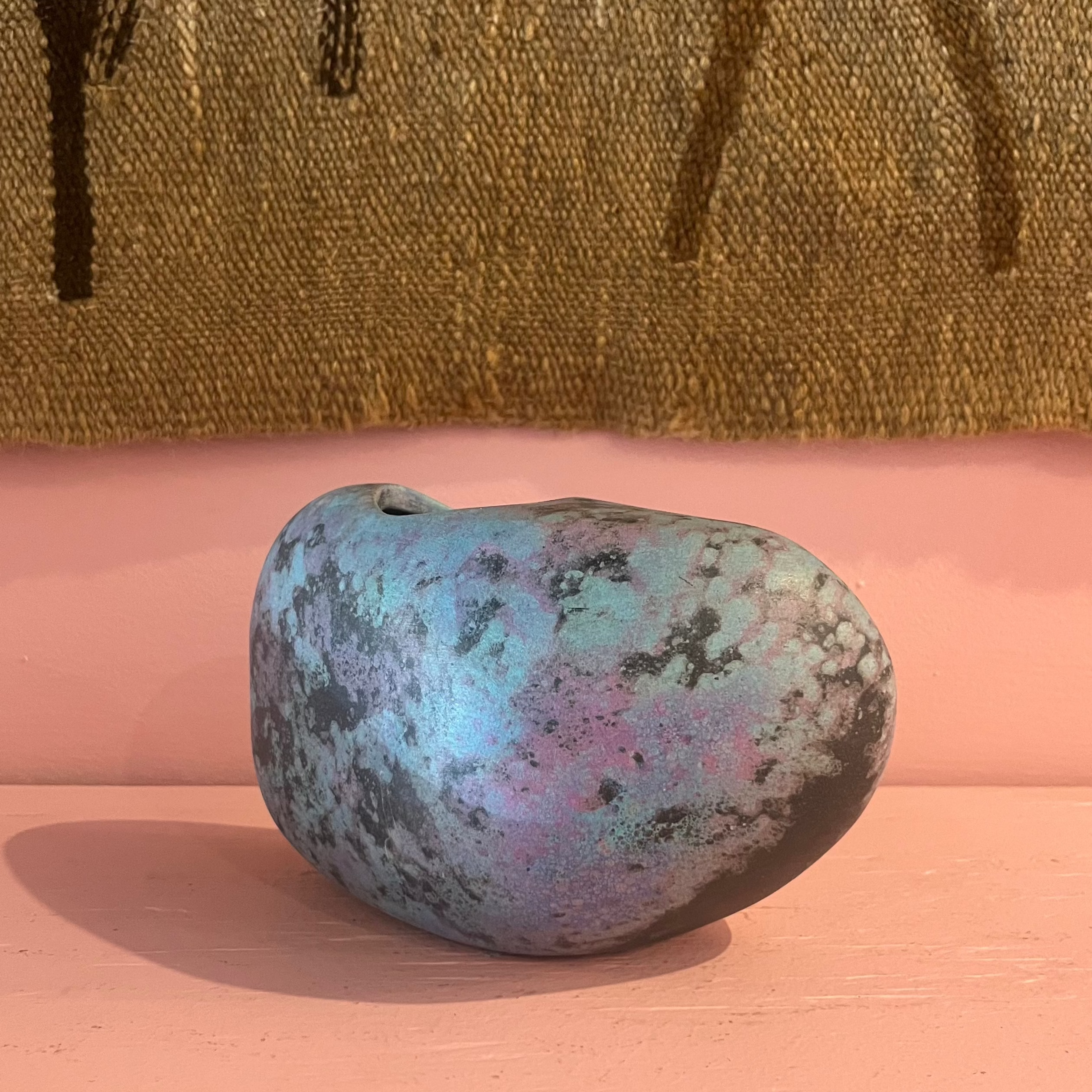 Vintage Raku Ceramic Vases