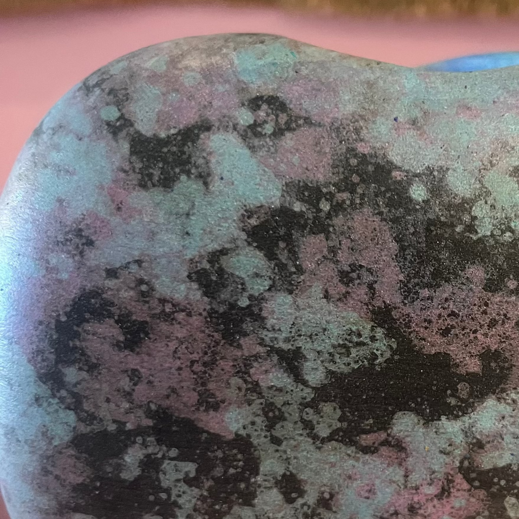 Vintage Raku Ceramic Vases