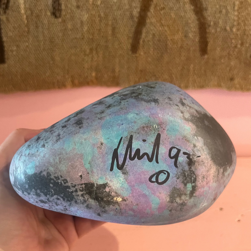 Vintage Raku Ceramic Vases