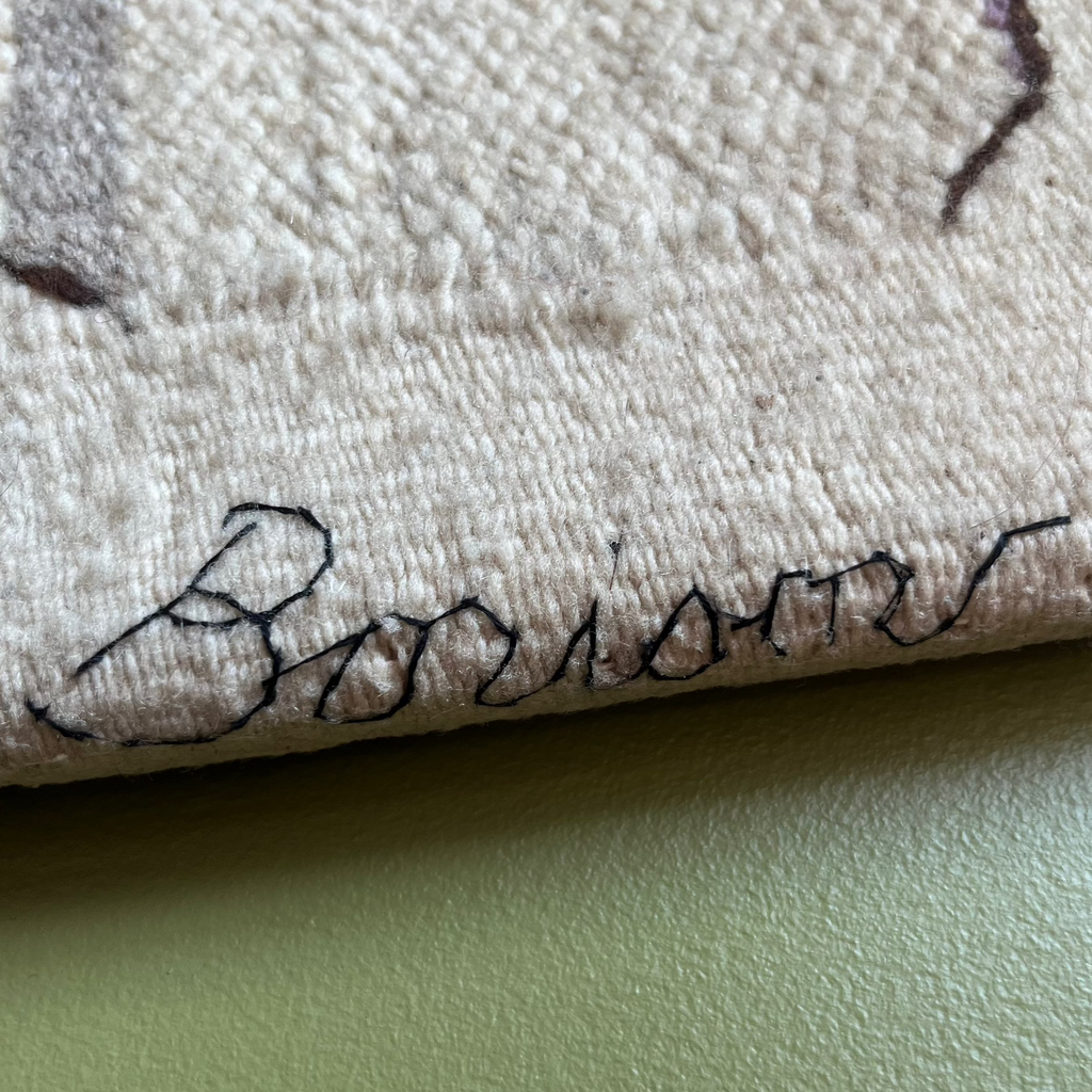 1970's Swedish Floral Tapestry - 22" x 34"