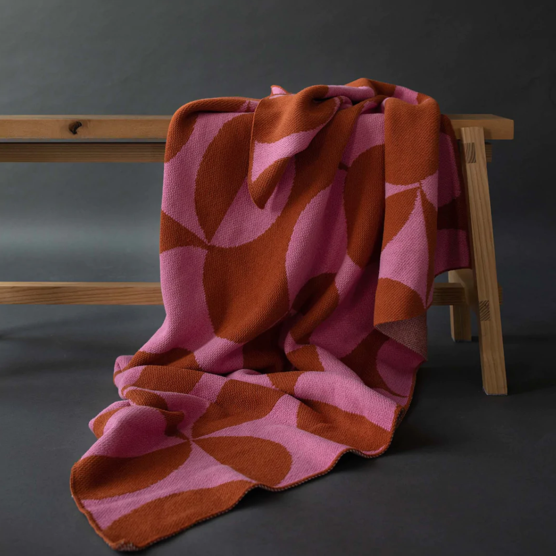 "Puzzle" Recycled Cotton Throw by Happy Habitat