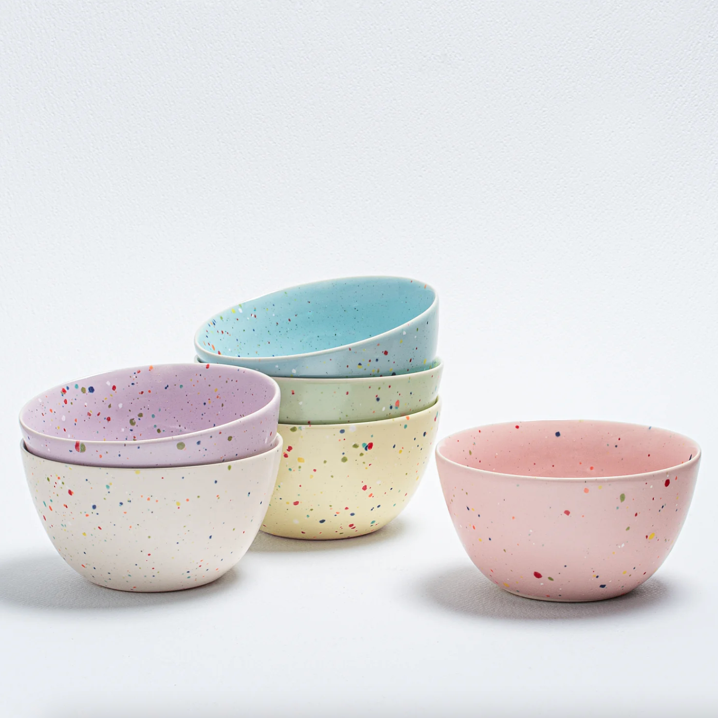 6" Speckled Ceramic Cereal Bowl by Egg Back Home