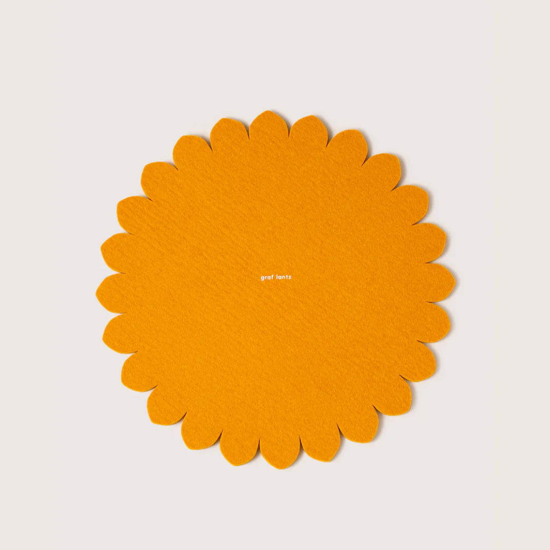 12" Crest Merino Wool Trivet by graf lantz