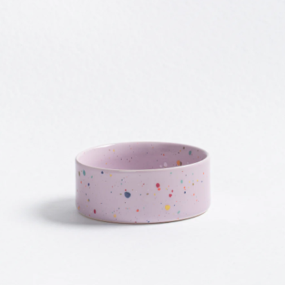 5.5" Speckled Ceramic Pet Bowl by Egg Back Home