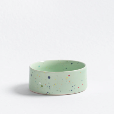 5.5" Speckled Ceramic Pet Bowl by Egg Back Home