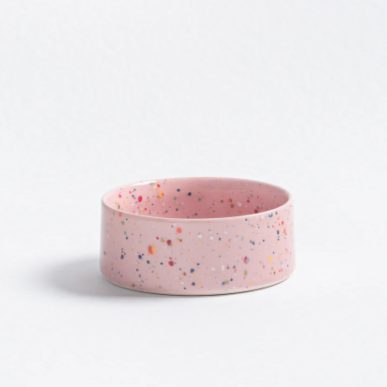 5.5" Speckled Ceramic Pet Bowl by Egg Back Home
