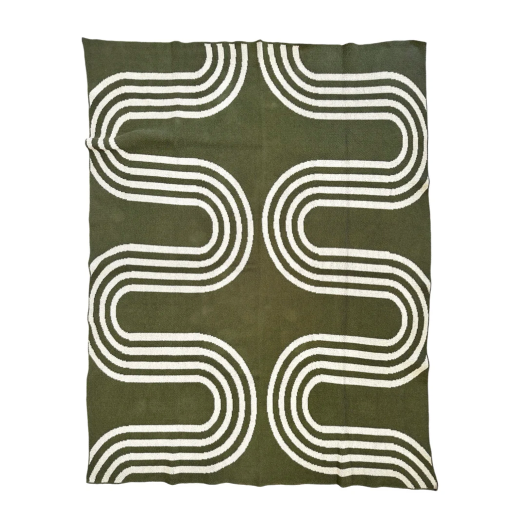 "78th St" Recycled Cotton Throw by Happy Habitat