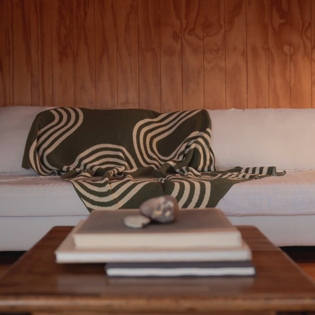 "78th St" Recycled Cotton Throw by Happy Habitat