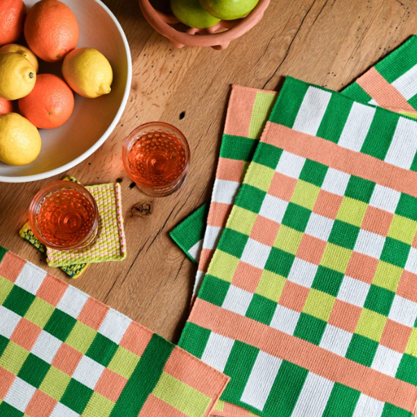 "Square Square" Knit Placemat Set by Verloop