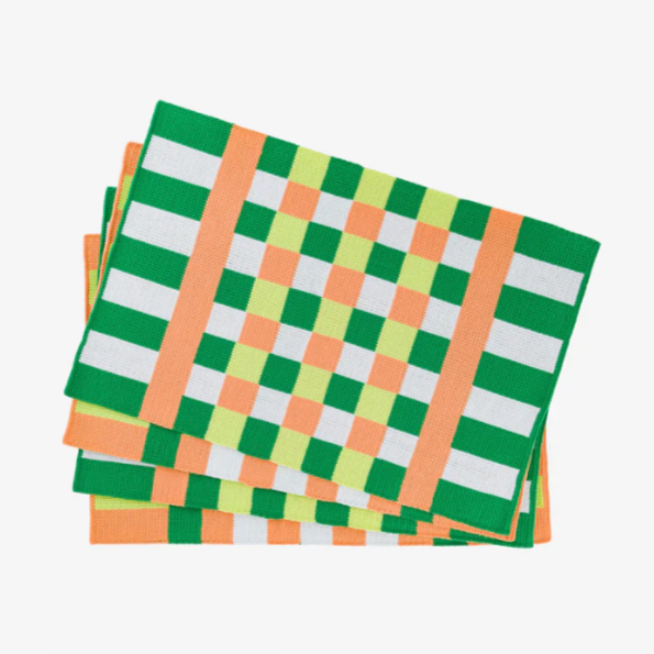 "Square Square" Knit Placemat Set by Verloop