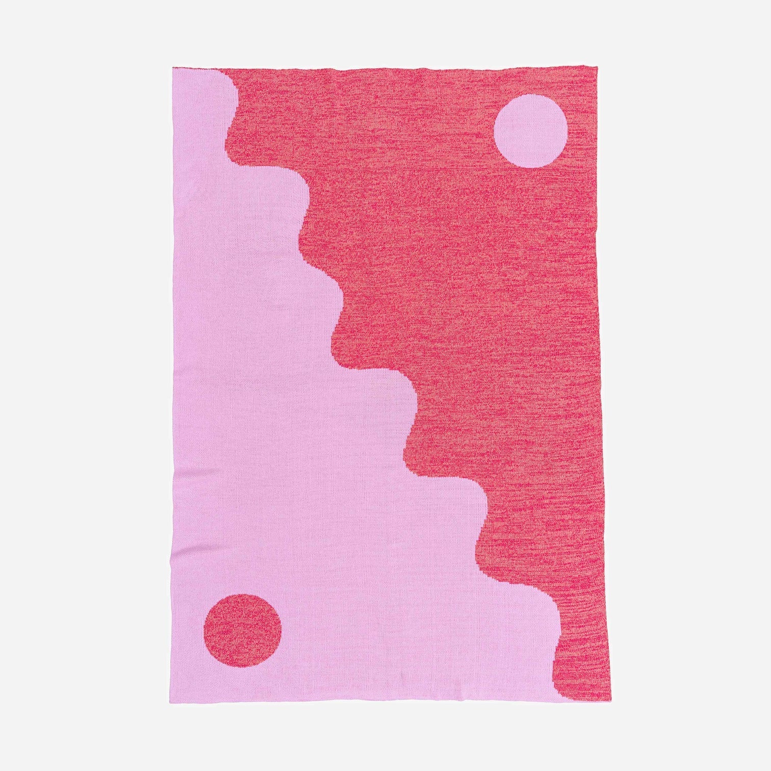 "Yin Yang Wave" Throw by Verloop Knits