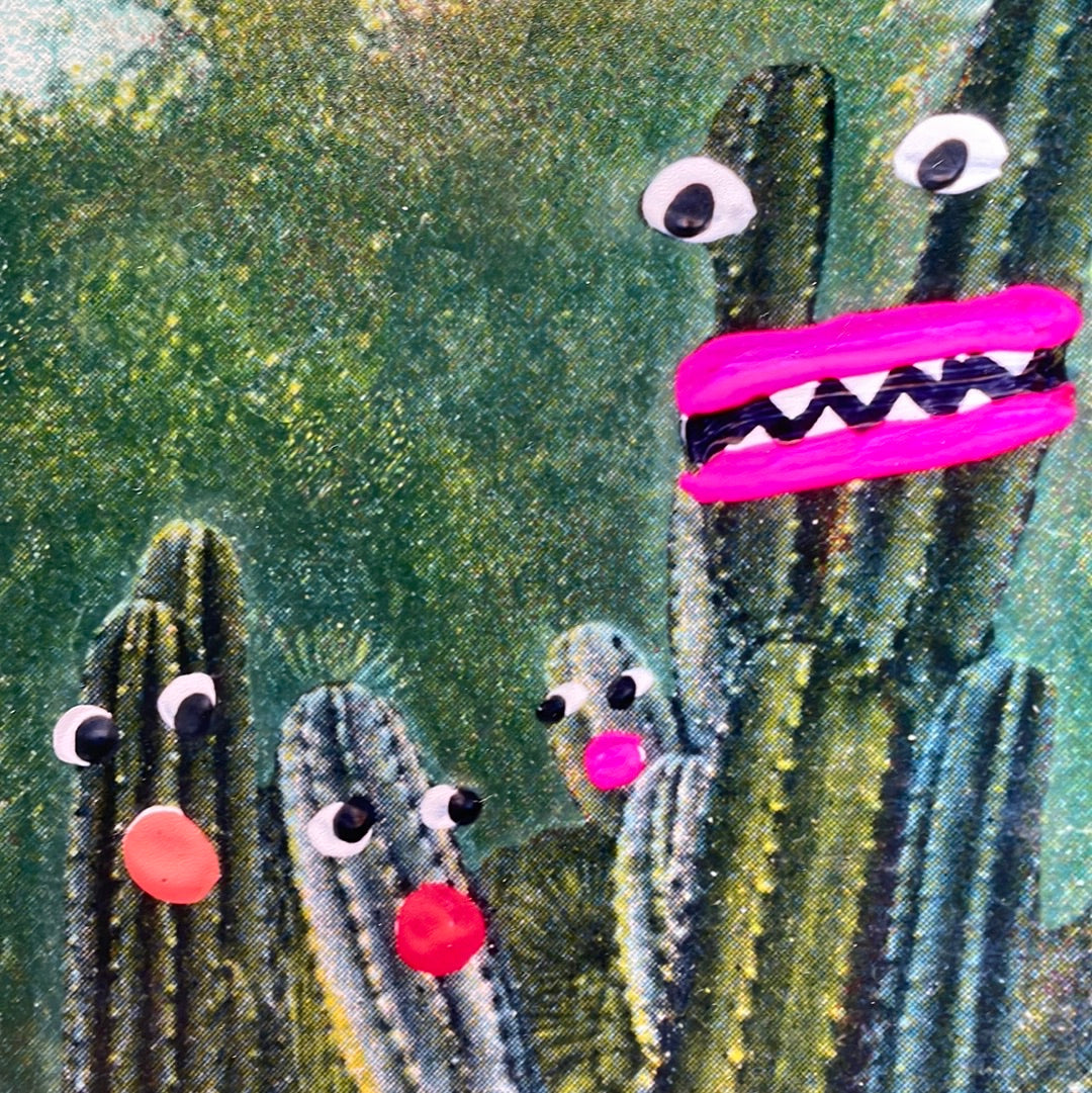 16" x 24" "Cactus Garden" print by Angela Deane