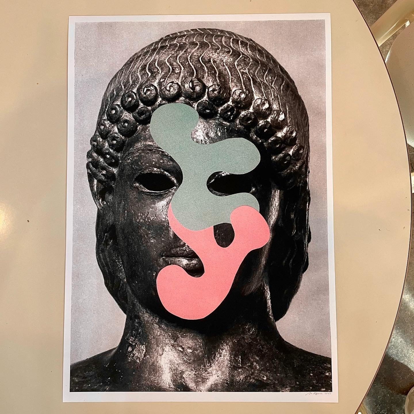 14” x 20” Heavy Hymns Grecian Statue Art Print 1