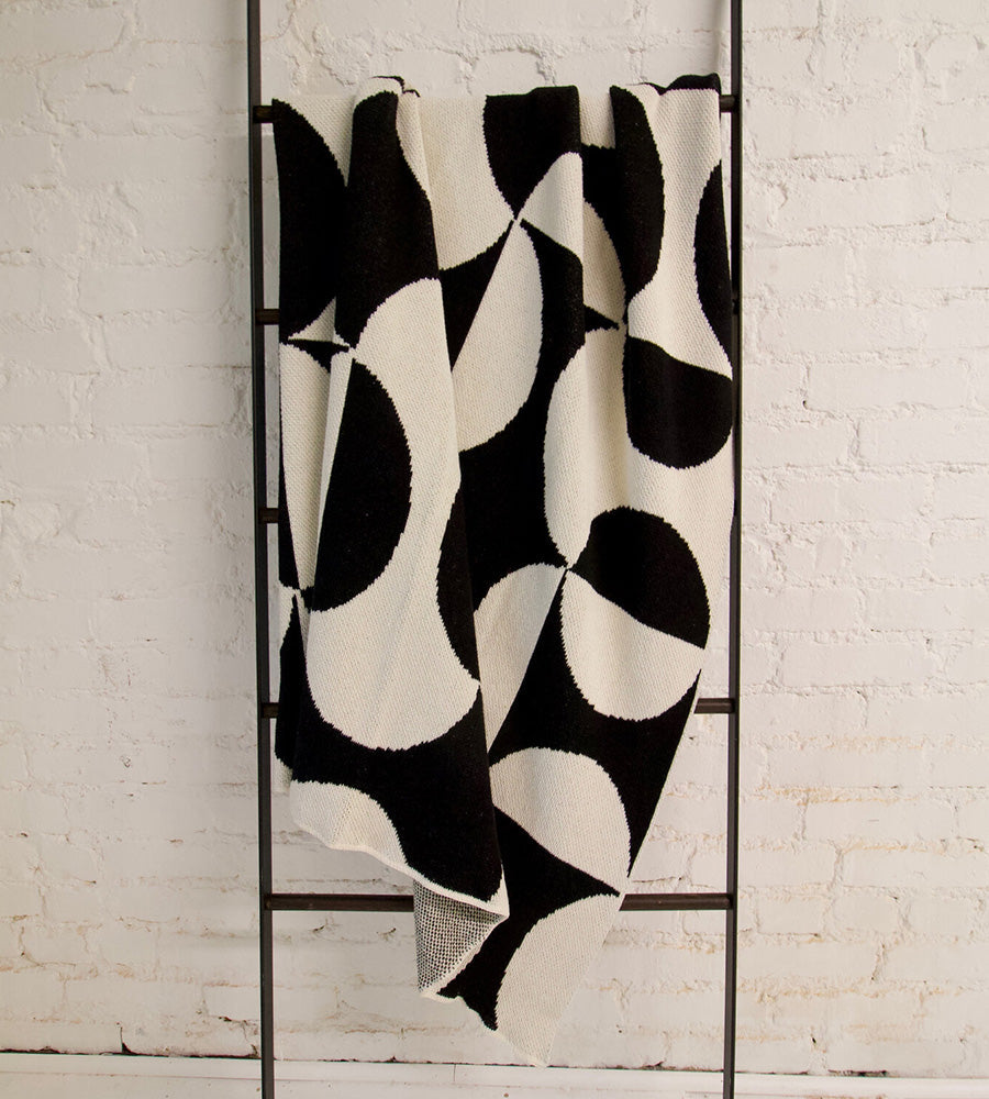 "Puzzle" Recycled Cotton Throw by Happy Habitat