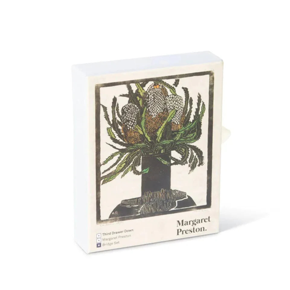 Waratah & Banksia Playing Card Set by Margaret Preston